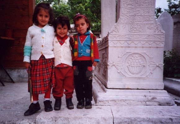three children