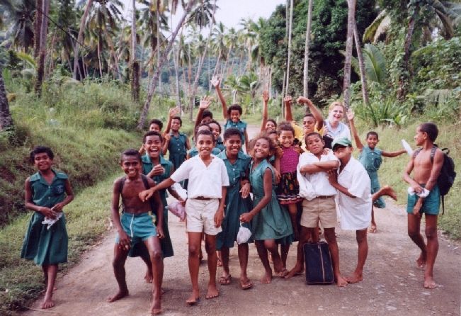 Children on the road