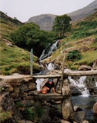 Stream and hills
